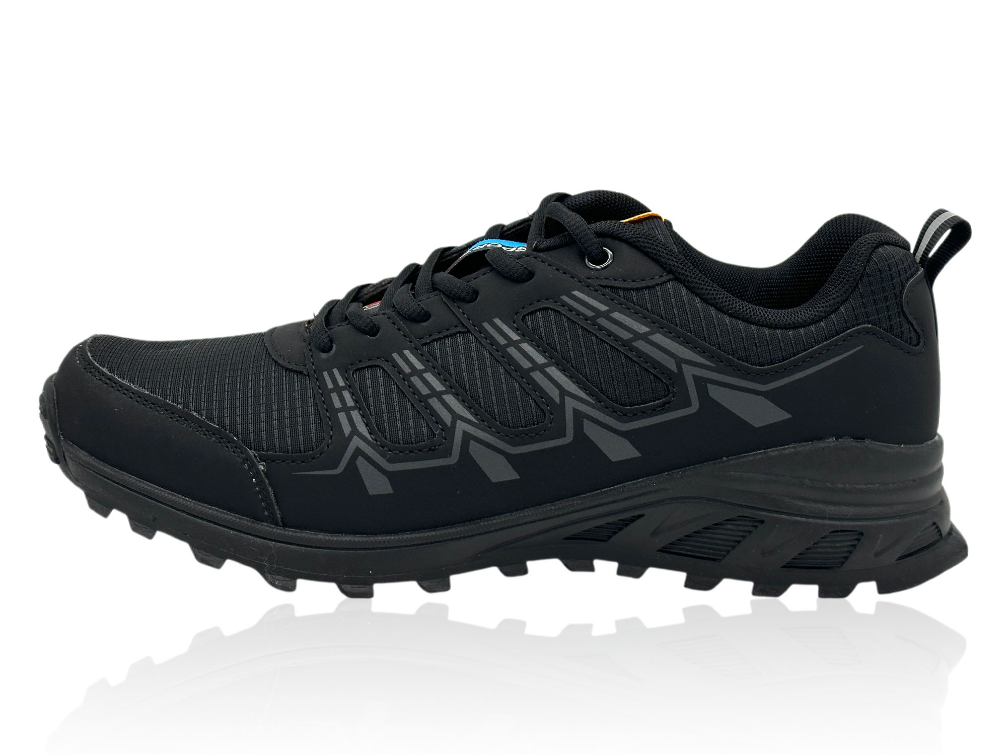 Herren Trekkingschuhe mit Schnellverschluss und Profilsohle