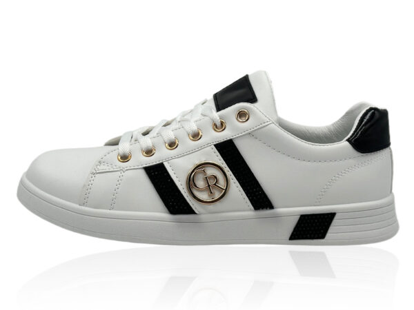 Damen Freizeit Sneaker mit Metallic-Details