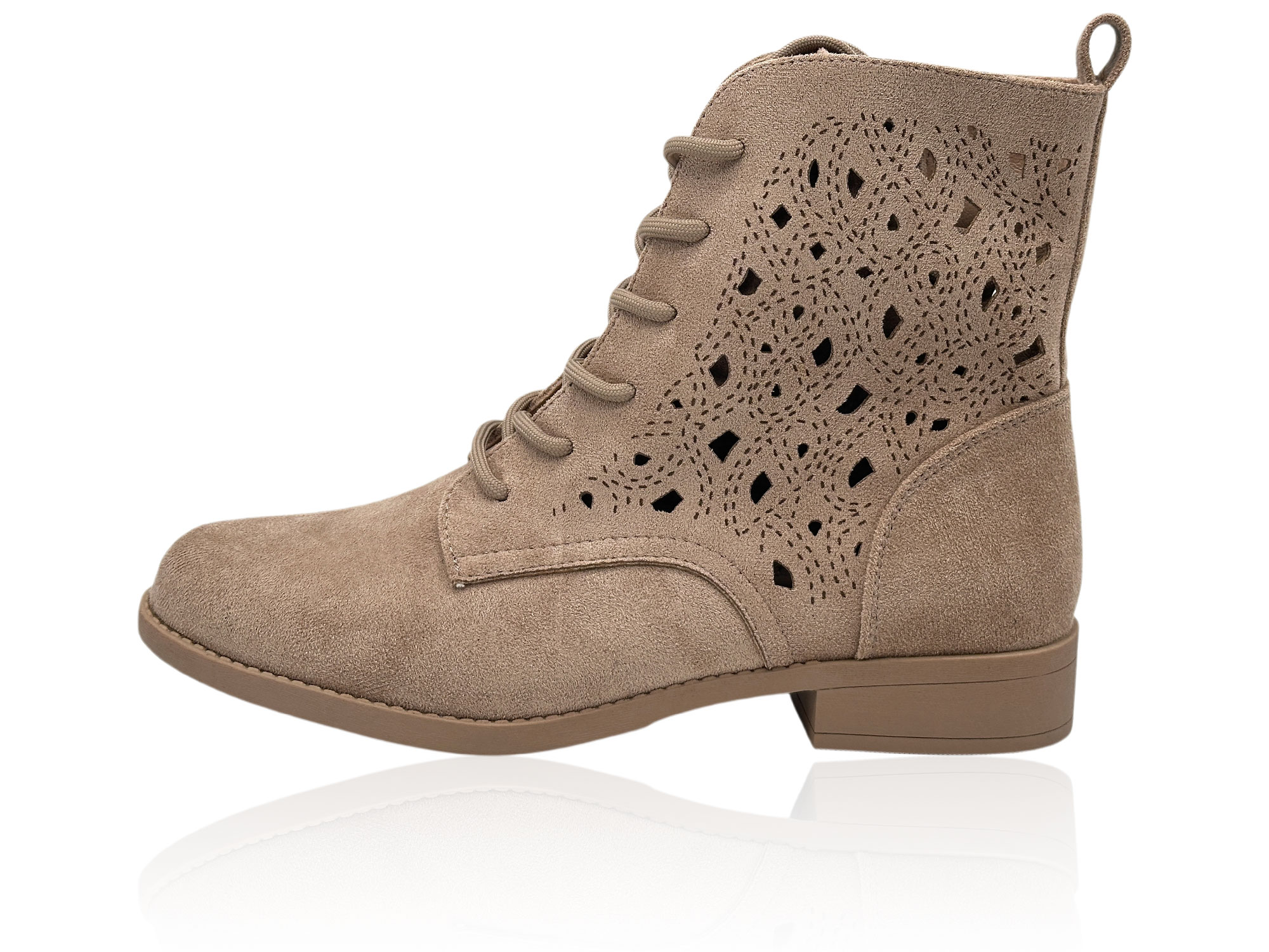 Damen Sommer Stiefeletten mit Lasercut