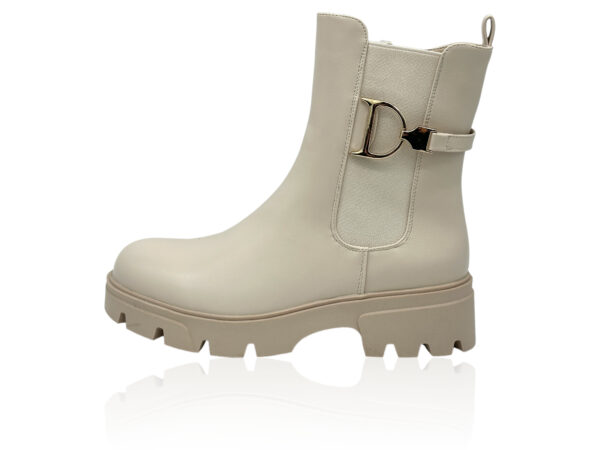 Damen Chelsea Boots warm gefüttert mit Profilsohle